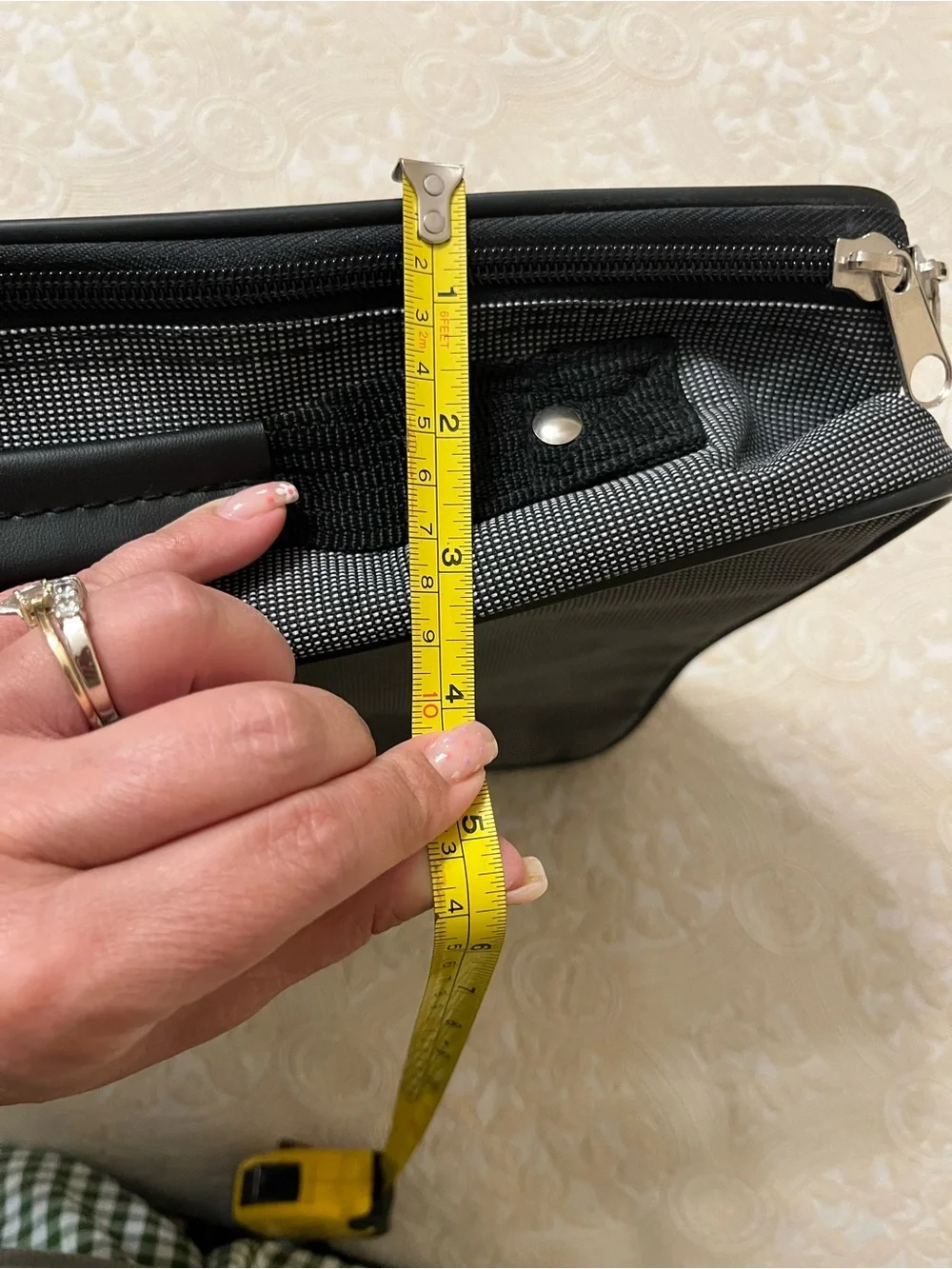 Gray and Black Laptop Briefcase Bag-NWOT